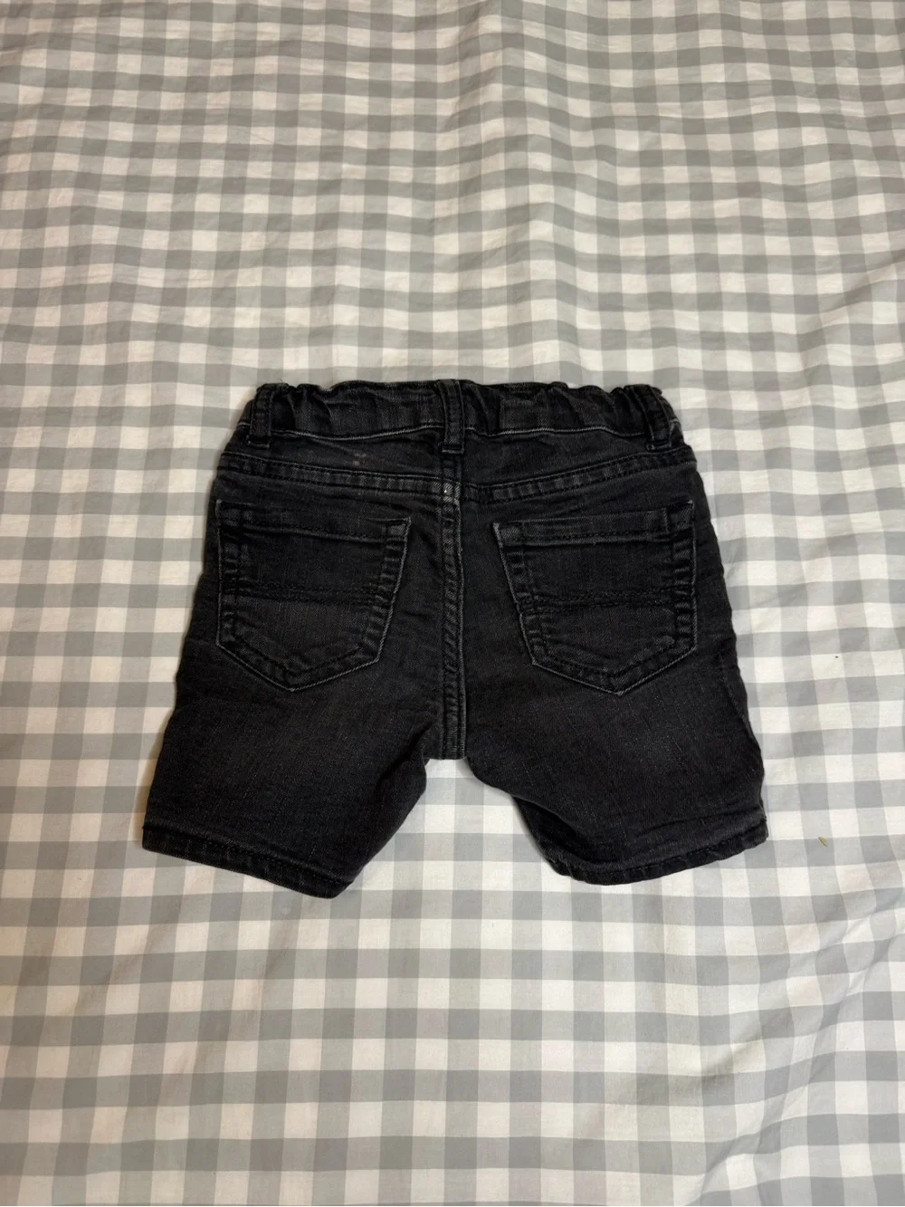 The Children's Place Black Denim Stretch Shorts